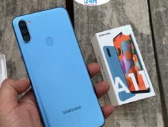 Smartphone Samsung Galaxy A11, Câmera Tripla 13MP+5MP+2MP, Frontal de 8MP, Tela Infinita de 6.4″, 64GB, 3GB RAM, Dual Chip, Android