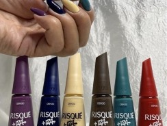 Esmalte Cremoso Coleção 6 cores Risqué + Iza, Sortido