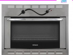 Forno de Embutir a Gás Natural Venax – Semplice GII 18779 Inox 90L Grill