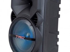 Caixa de Som Amplificada TRC 516 190W com Bluetooth USB e Rádio FM