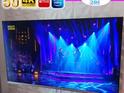 Smart TV 4K LED 50” UHD Philips 50PUG6654/78 Wi-Fi – Bluetooth 3 HDMI 2 USB Bordas Ultrafinas