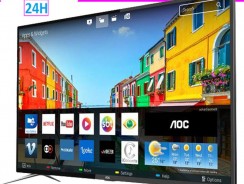 Smart TV 4K LED 50” AOC LE50U7970S – Conversor Digital 4 HDMI 2 USB