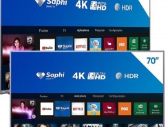 Smart TV 4K LED 70” Philips 70PUG6774/78 Wi-Fi – HDR Conversor Digital 4 HDMI 2 USB