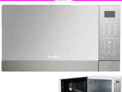 Micro-ondas Britânia 28 litros Inox Espelhado