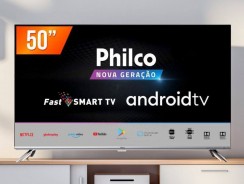 Smart Google Tv Philco 50″ Led Borderless 4k, Fast Smart, Áudio Dolby, Com Chromecast Built In – Ptv50g71agbls 4k