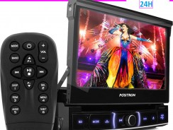 DVD Player Automotivo Pósitron SP6320BT com Tela 7″ Touch Screen, Bluetooth, USB, SD-Card, Entrada Auxiliar e Controle Remoto