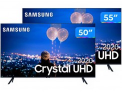 Combo Smart TV Crystal UHD 4K LED 55” – Samsung + Smart TV Crystal UHD 4K LED 50”