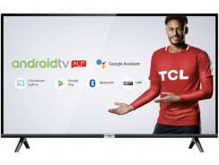 Smart TV LED 32″ Android TCL 32s6500 HD com Conversor Digital Wi-Fi Bluetooth 1 USB 2 HDMI Controle Remoto com Comando de Voz Google Assistant