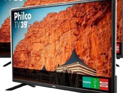 TV LED 39” Philco PTV39N87D HD com Conversor Digital 3 HDMI 1 USB Som Surround 60Hz – Preta