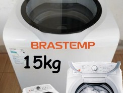 Máquina de Lavar Brastemp 15kg com Enxágue Anti-Alérgico – BWH15AB