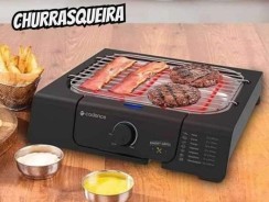 Grill Cadence Short Grill Quadrado 1200W 110v