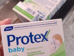 Sabonete em Barra para Bebê Protex Baby Glicerina Natural, Cor: Branco, Tamanho: 85 g (Pacote de 1)