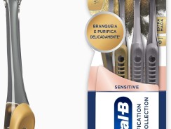 Escova Dental Oral-B Purification Gold Collection – 4 Unidades