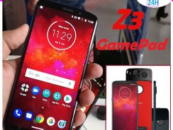 Smartphone Motorola Moto Z3 Play Gamepad Índigo 64gb, Tela 6 Pol, Dual Chip, Câmera Traseira Dupla,