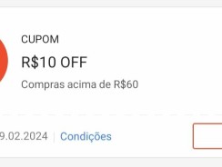 -Cupom Shopee Digitável – R$ 10 em Compras a partir de R$ 60