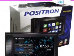 Central Multimídia Pósitron SP8230LINK Tela LCD 6,2″ USB, Bluetooth