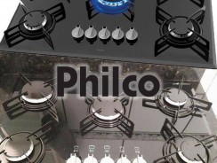 Cooktop Cook Chef Philco Vidro  4 ou 5 bocas