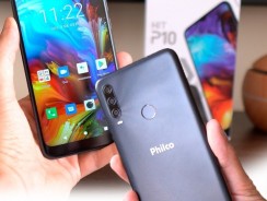 Smartphone Philco PCS02SG HIT MAX 128GB Space Grey – 4G 4GB RAM Tela 6” Câm. Dupla + Selfie 8MP