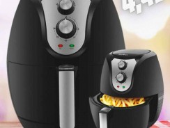 Fritadeira Elétrica Sem Óleo/Air Fryer Britânia – Air Fry Pro Saúde Preta 4,4L com Timer