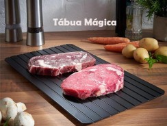 Tábua Mágica Para Descongelar Carne Alimentos Rápido Prático 29cm