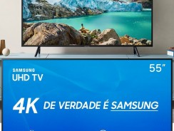 Smart TV 4K LED 55” Samsung UN55RU7100GXZD – Wi-Fi Bluetooth 3 HDMI 2 USB