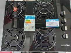 Cooktop 4 Bocas Mondial a Gás GLP Preto – CTG-01 —