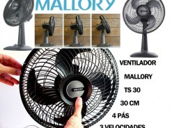 Ventilador de Mesa Mallory Eco TS30 – 3 Velocidades