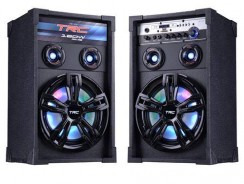 Caixa de Som Amplificada TRC TRC339 Portátil Bluetooth Entrada USB Rádio FM – 200W