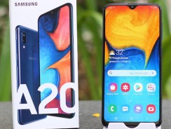 Smartphone Samsung Galaxy A20 32GB Preto 4G – 3GB RAM Tela 6,4” Câm. Dupla + Câm. Selfie 8MP