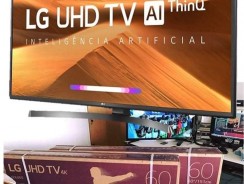 Smart TV 4K LED 60” LG 60UM7270PSA Wi-Fi HDR – Inteligência Artificial Controle Smart Magic