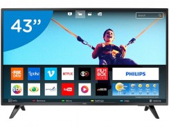 Smart TV LED 43” Philips Full HD 43PFG5813/78 – Conversor Digital Wi-Fi 2 HDMI 2 USB