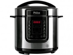 Panela de Pressão Elétrica Philco Digital 1000W – 6L Timer Controle de Temperatura