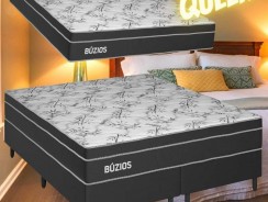 Cama Box Queen Size (Box + Colchão em Molas) – Plumatex Búzios