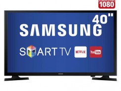 Smart TV LED 40″ Full HD Samsung 40J5200 com Connect Share Movie, Screen Mirroring, Wi-Fi, Entrada HDMI e USB