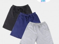 Kit Bermuda Básicos 3 Peças Masculina