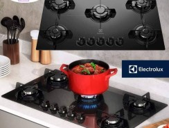 Cooktop 5 Bocas Electrolux a Gás GLP Preto – KE5GP