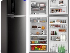 Geladeira Brastemp Frost Free Duplex 500 litros cor Inox com Turbo Control – BRM58AK