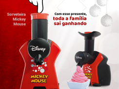 Sorveteira Mallory Mickey Mouse, Desmontável, Base Antiderrapante, Vermelha – B91201712