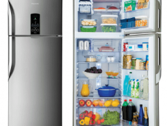 Geladeira/Refrigerador Panasonic Frost Free Inox – Duplex 387L re generation NR-BT40BD1X