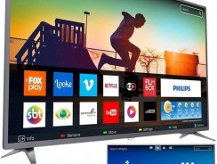 Smart TV LED 55” Philips 4K/Ultra HD 55PUG6513/78 – Conversor Digital Wi-Fi 3 HDMI 2 USB