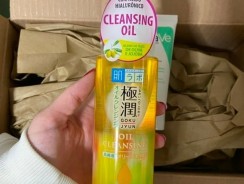 Gokujyun Oil Cleasing – Óleo Removedor de Maquiagem com Ácido Hialurônico 200ml, Hada Labo