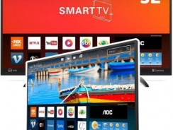 Smart TV LED 32 Polegadas AOC LE32S5970S HD Wifi 2 USB 3 HDMI