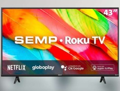 -Smart TV LED 43″ FULL HD Semp R6500 – Roku, Alexa, Wifi–