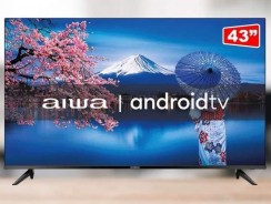 Smart TV Aiwa 43”, Android, Full HD, Borda Ultrafina, HDR10, Dolby Áudio – AWS-TV-43-BL-02-A