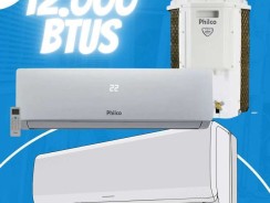 Ar Condicionado Split Hi Wall Philco 12000 BTU/h Frio PAC12000TFM12 220 Volts