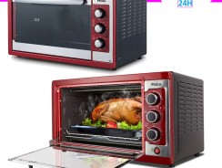 Forno Elétrico Philco 46 Litros Vermelho PFE46V 127 Volts