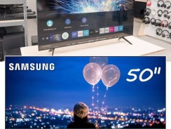 Smart TV LED 50″ UHD 4K Samsung 50TU8000 Crystal UHD, Borda Infinita, Alexa Built In, Visual Livre de Cabos, Modo Ambiente Foto, Controle Único – 2020