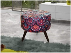 Puff Decorativo Redondo Mandala Alegria – Matrix