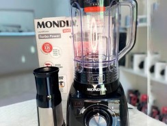 Liquidificador Mondial Turbo 3 Velocidades 110v Preto