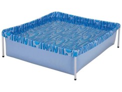 Piscina com Armação 400 Litros 106 x 115 x 33CM MOR –.